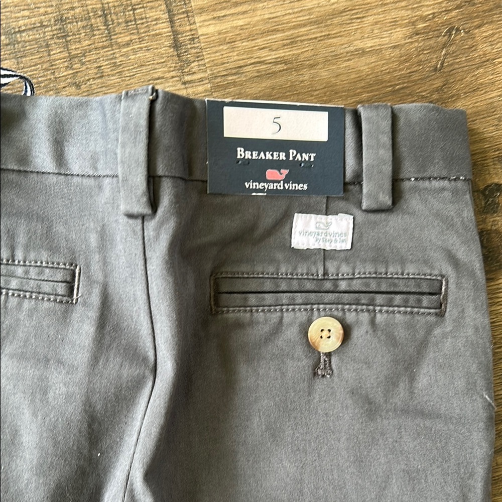 Vineyard Vines| Gray Breaker Pants sz 5 NWT - Picture 3 of 5